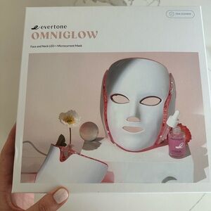 Brand New- Evertone Omniglow Face and Neck LED + Microcurrent Mask